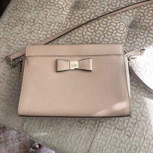 Kate Spade Cream Crossbody Bag with Bow